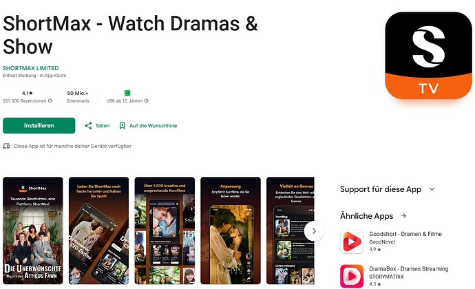 ShortMax App